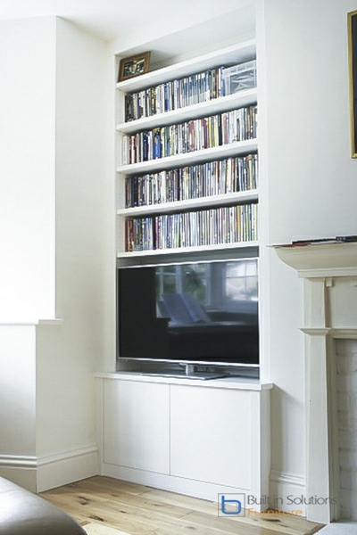 Built-in Alcove cupboards storage for your living room