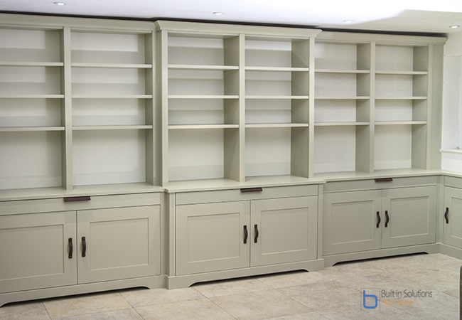 gorgeous built in cupboards in your living room