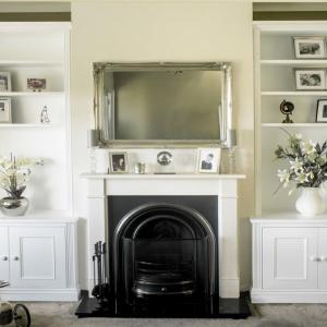 Living room Alcove cupboards