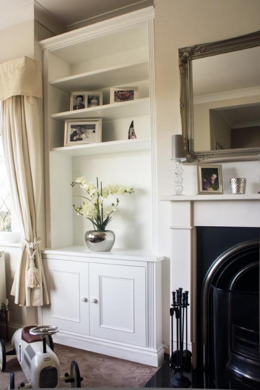 Traditional styled alcove cupboard Built in Solutions