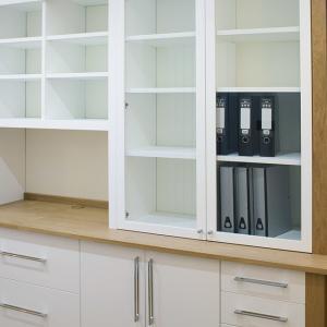built in home office cabinets