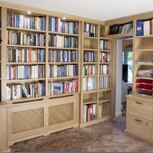 Home office library