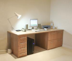 Freestanding home office desk