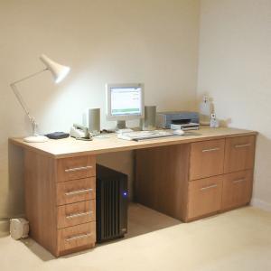 Freestanding home office desk