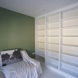 bookcases fitted in bedroom