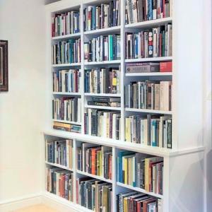 built in bookcases floor to ceiling