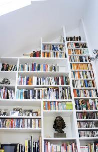 custom made floor to ceiling bookcase in a contemporary style 3