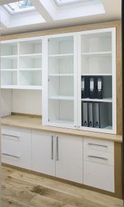 Built in cupboards - office