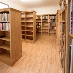 Home Library in Oak for lots of books