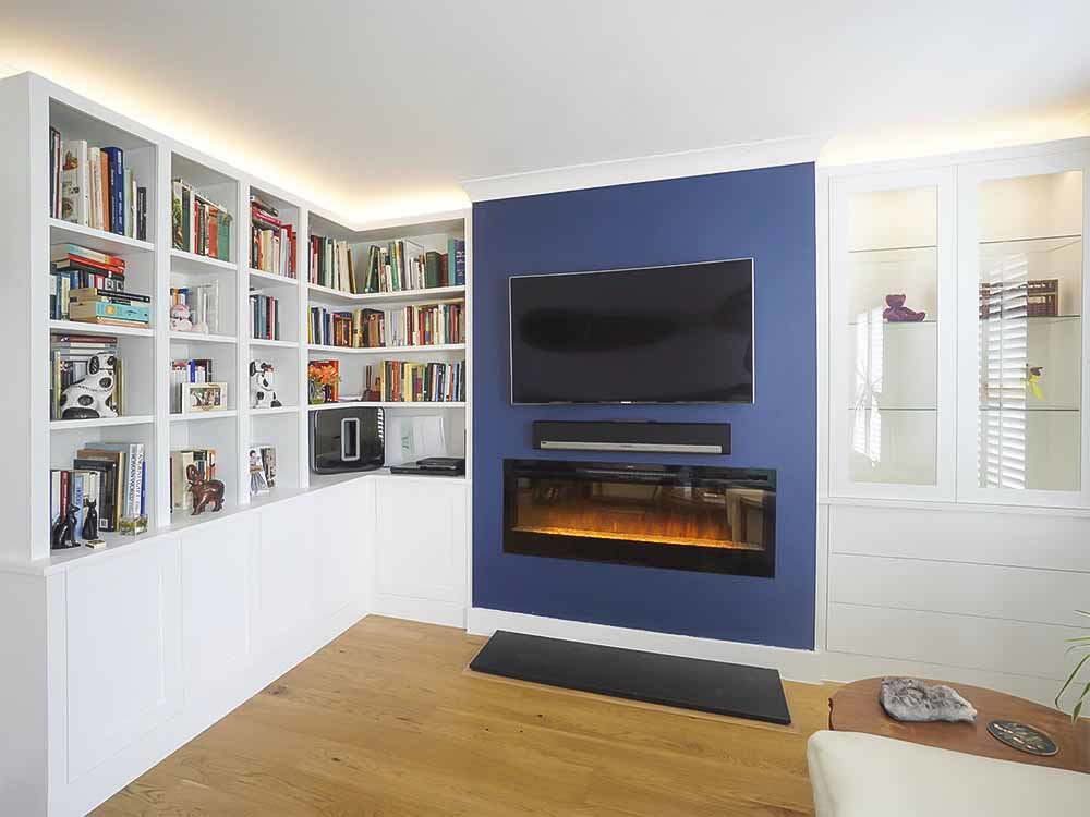 Built In Tv Unit Solutions, Built In Bookcase And Tv Unit