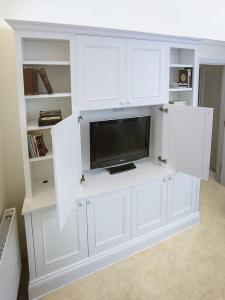 built in media center cabinets