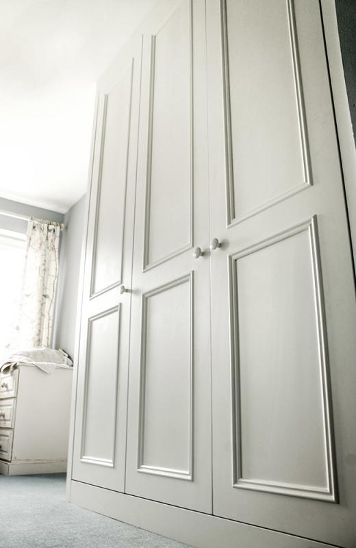 Built in wardrobe with large period panel bead Built in Solutions