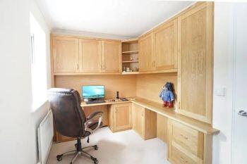 Fitted Home Office in Oak