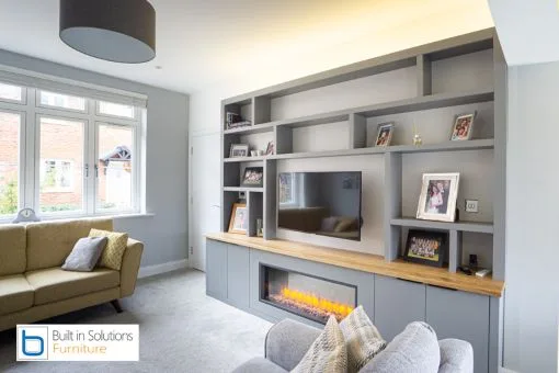 Fitted Living Room Furniture (with integrated) electric Fire in Oxford, Oxfordshire