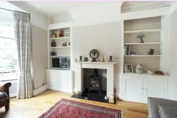 Pair of fitted alcove cupboards in High Wycombe in a Traditional Style