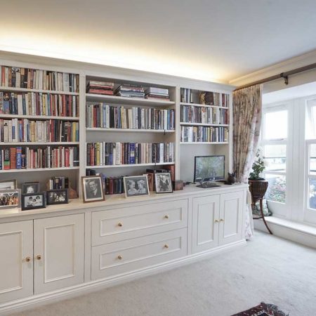 Fitted Living Room Furniture Built In, Built In Bookcase Cost Uk