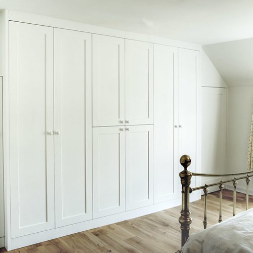 Built in wardrobes in shaker style