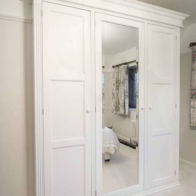 Built in-Period-Victorian-Wardrobe-with-bevelled-mirror