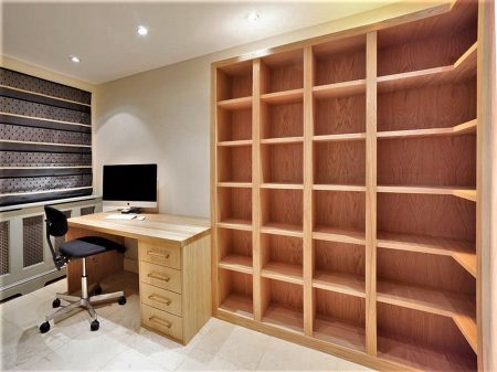 Fitted Home office furniture with library