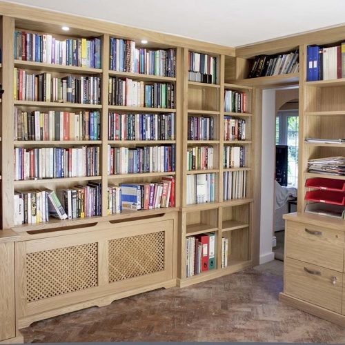 Home office library