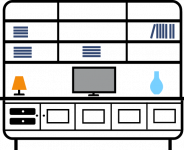 Living-room-furniture---2.0m-to-3.0m--drawers---offset