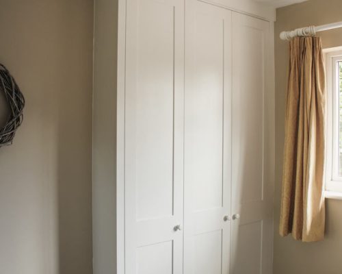 built in shaker wardrobes