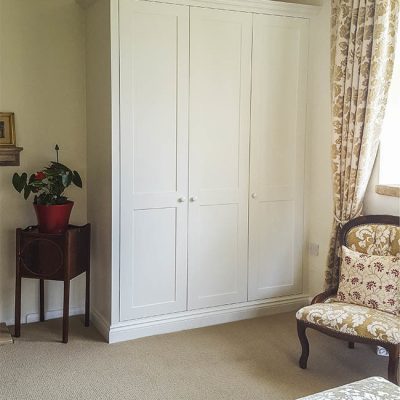 Simple shaker designed fitted wardrobe