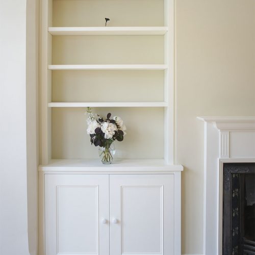 Alcove built in cupboards