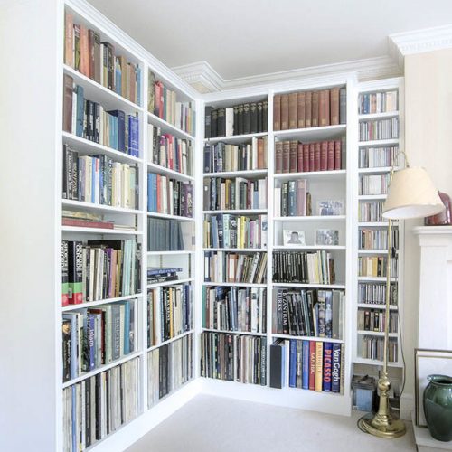 Built In Bookcases Fitted, Custom Corner Bookcase