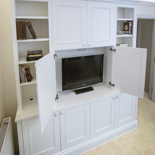 built in media center cabinets