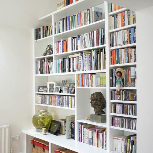 Built In Bookcases Fitted, Floor To Ceiling Shelves Unit