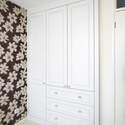 fitted period victorian wardrobe with drawers