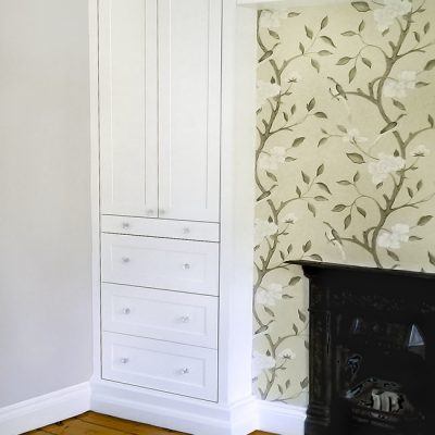 itted victorian wardrobe with drawers