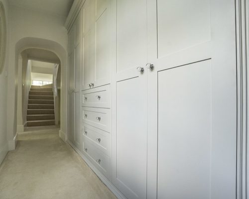 Victorian fitted Shaker wardrobes